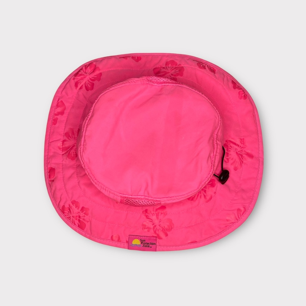 Sun Protection Zone Pink Floral Hat